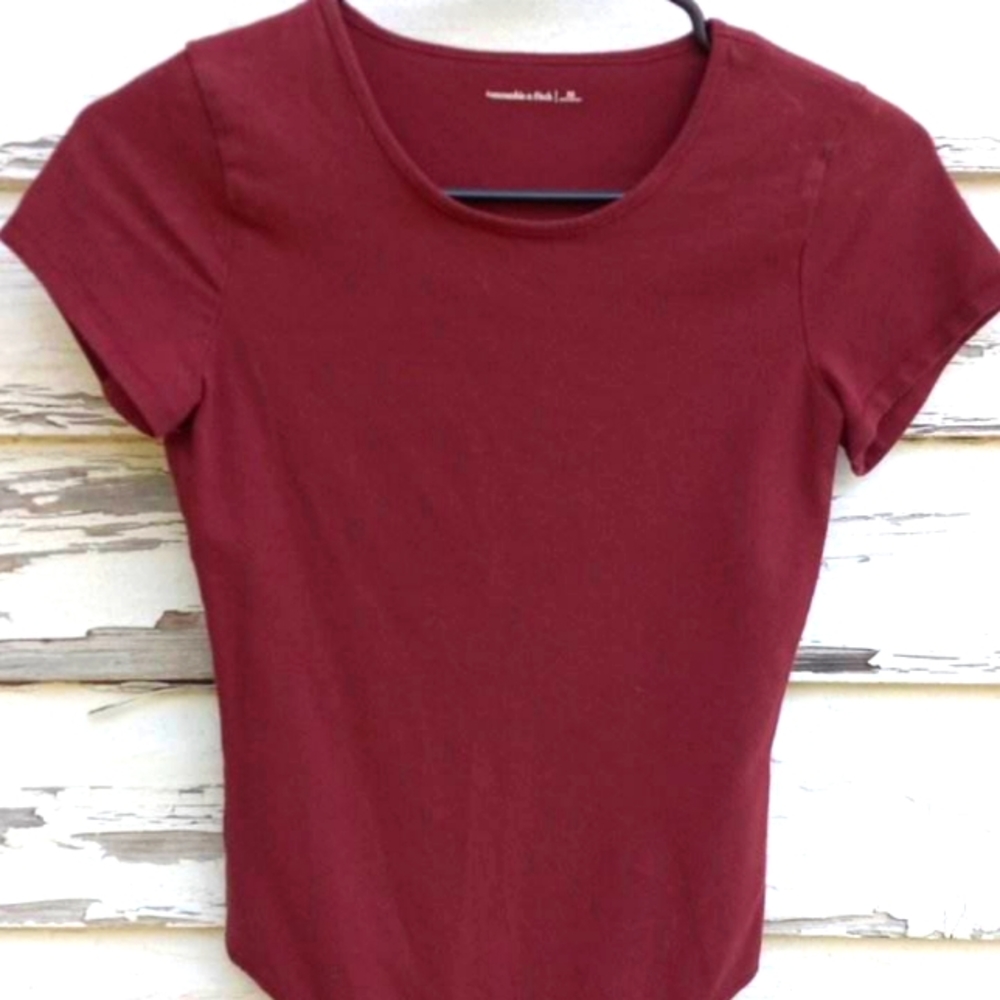 Womens Abercrombie and Fitch onesie red x-small